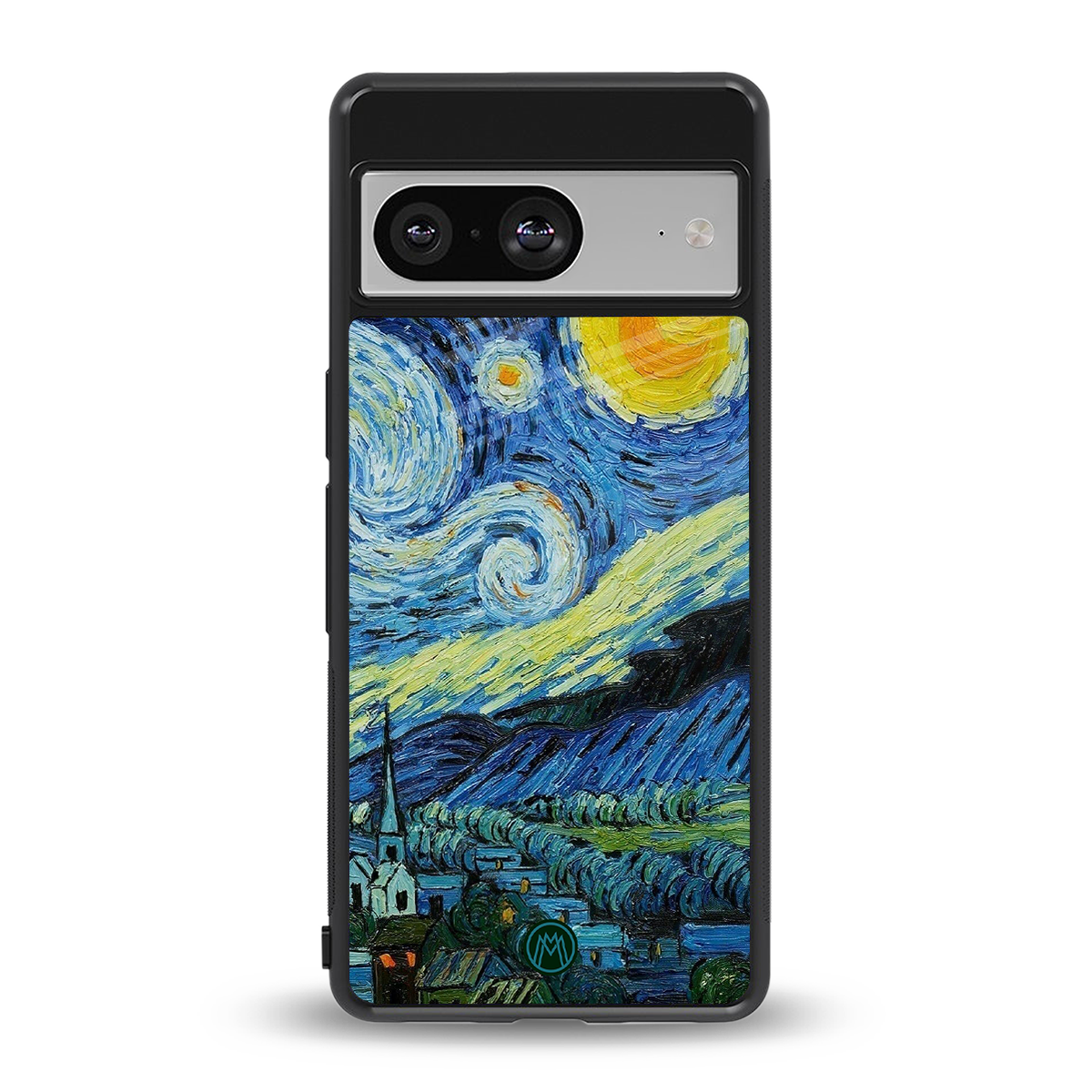 starry night back phone cover | glass case for Google Pixel 8