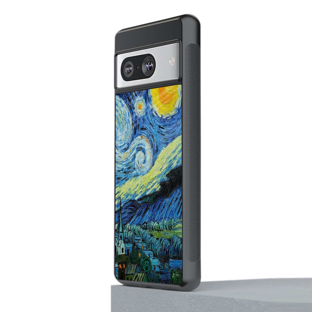 starry night back phone cover | glass case for Google Pixel 8