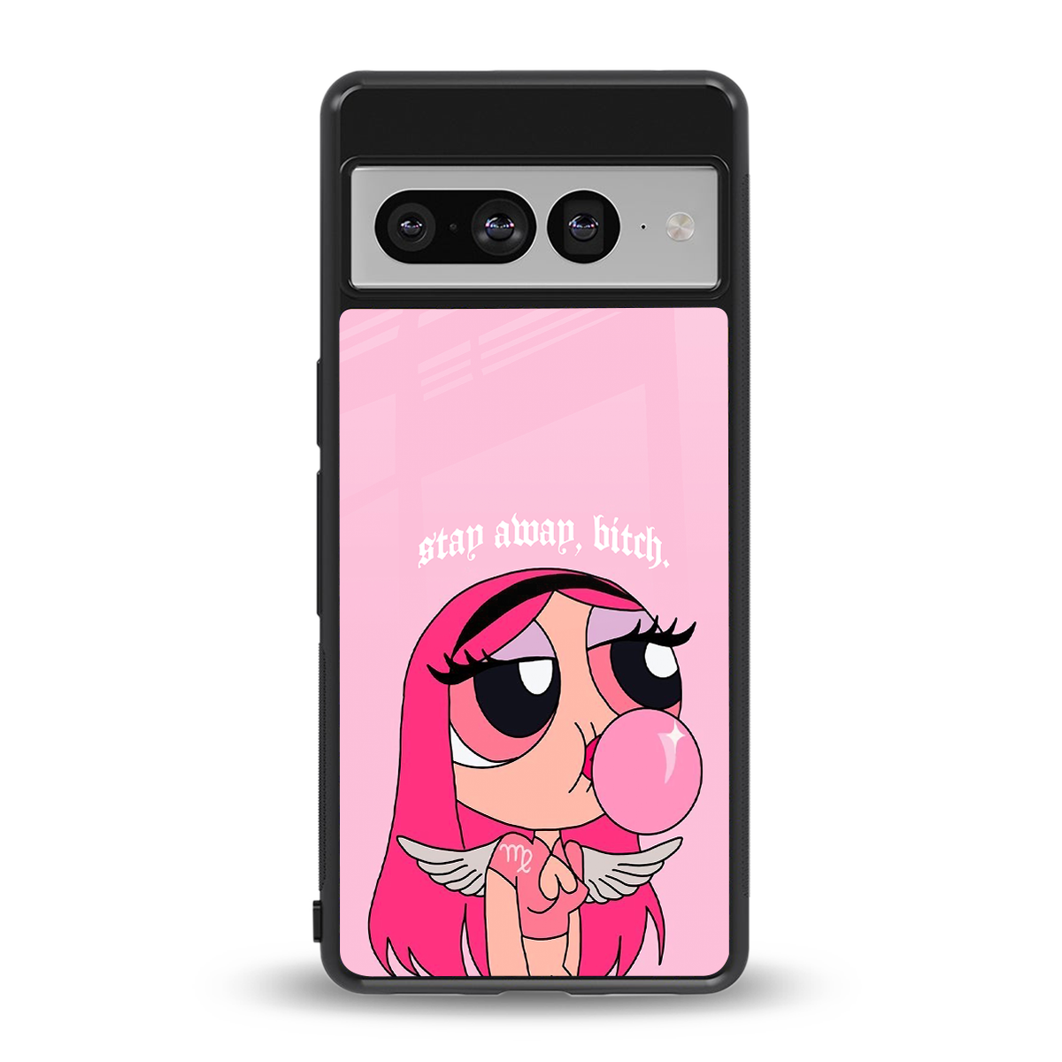 stay away back phone cover | glass case for google pixel 7 pro
