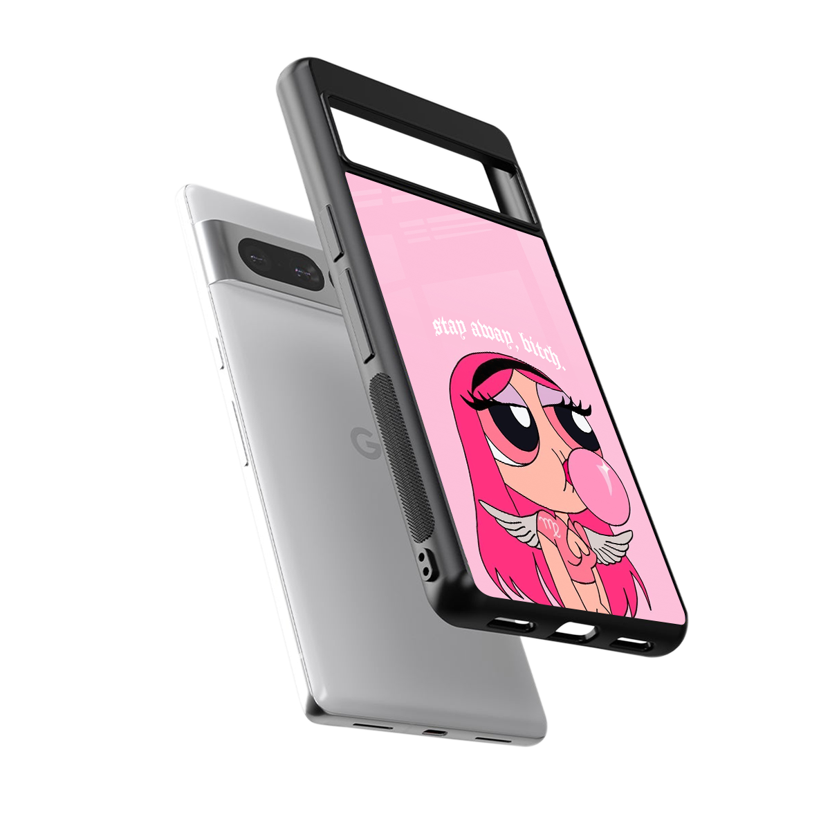 stay away back phone cover | glass case for google pixel 7 pro