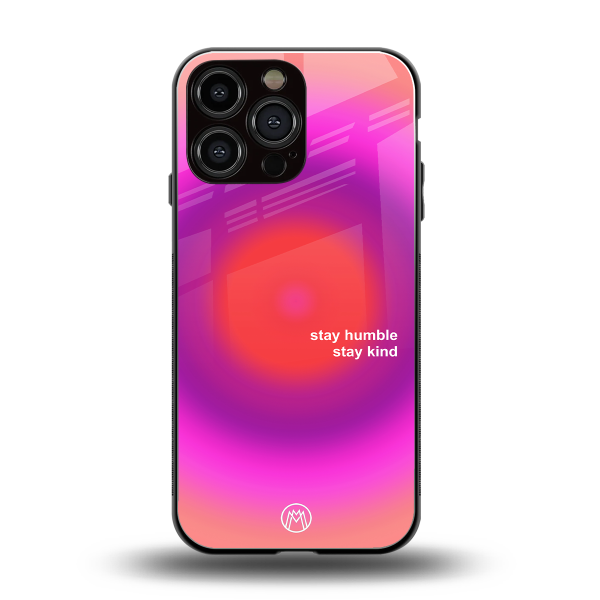 stay kind back phone cover | glass case for iphone 13 pro max