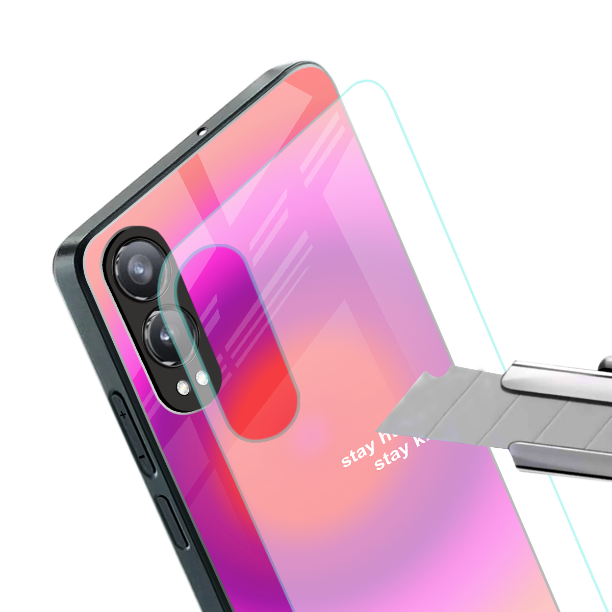 stay kind back phone cover | glass case for oneplus nord ce 4 lite