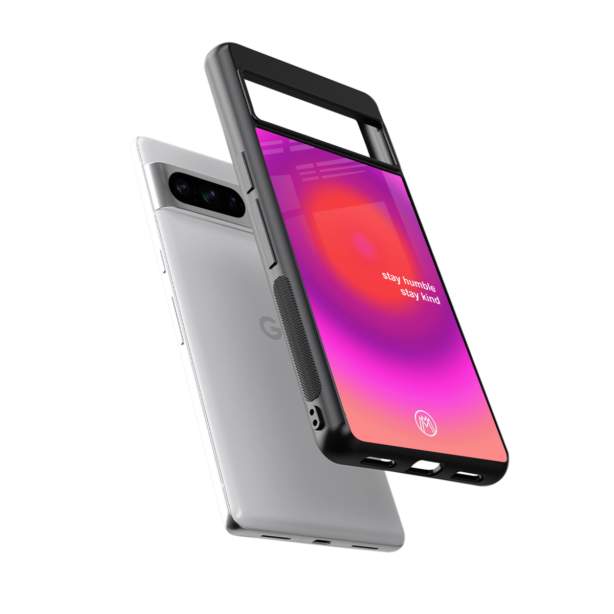stay kind back phone cover | glass case for google pixel 8 pro