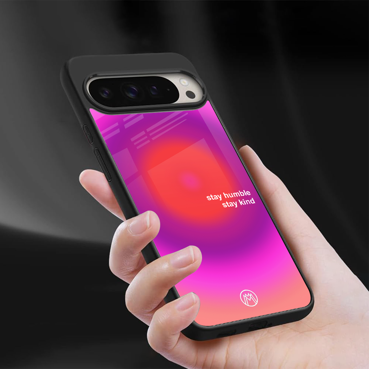 stay kind back phone cover | glass case for google pixel 9 pro