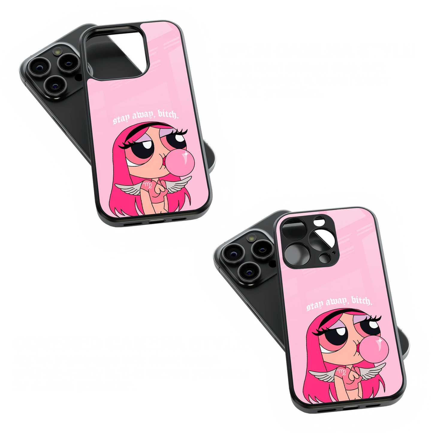 Trendy Glass Back Mobile Case for iPhone, Samsung, Redmi, OnePlus, Google Pixel, Motorola