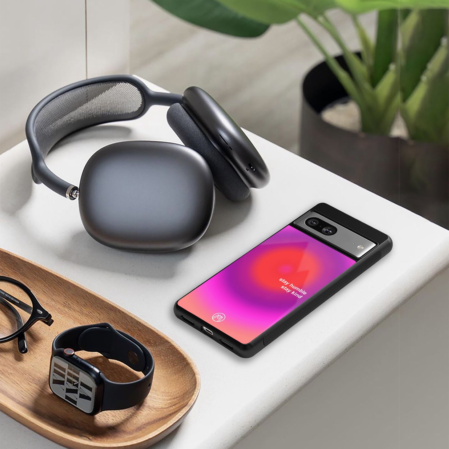 stay kind back phone cover | glass case for google pixel 9 pro