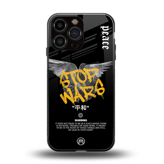 stop wars back phone cover | glass case for iphone 14 pro max