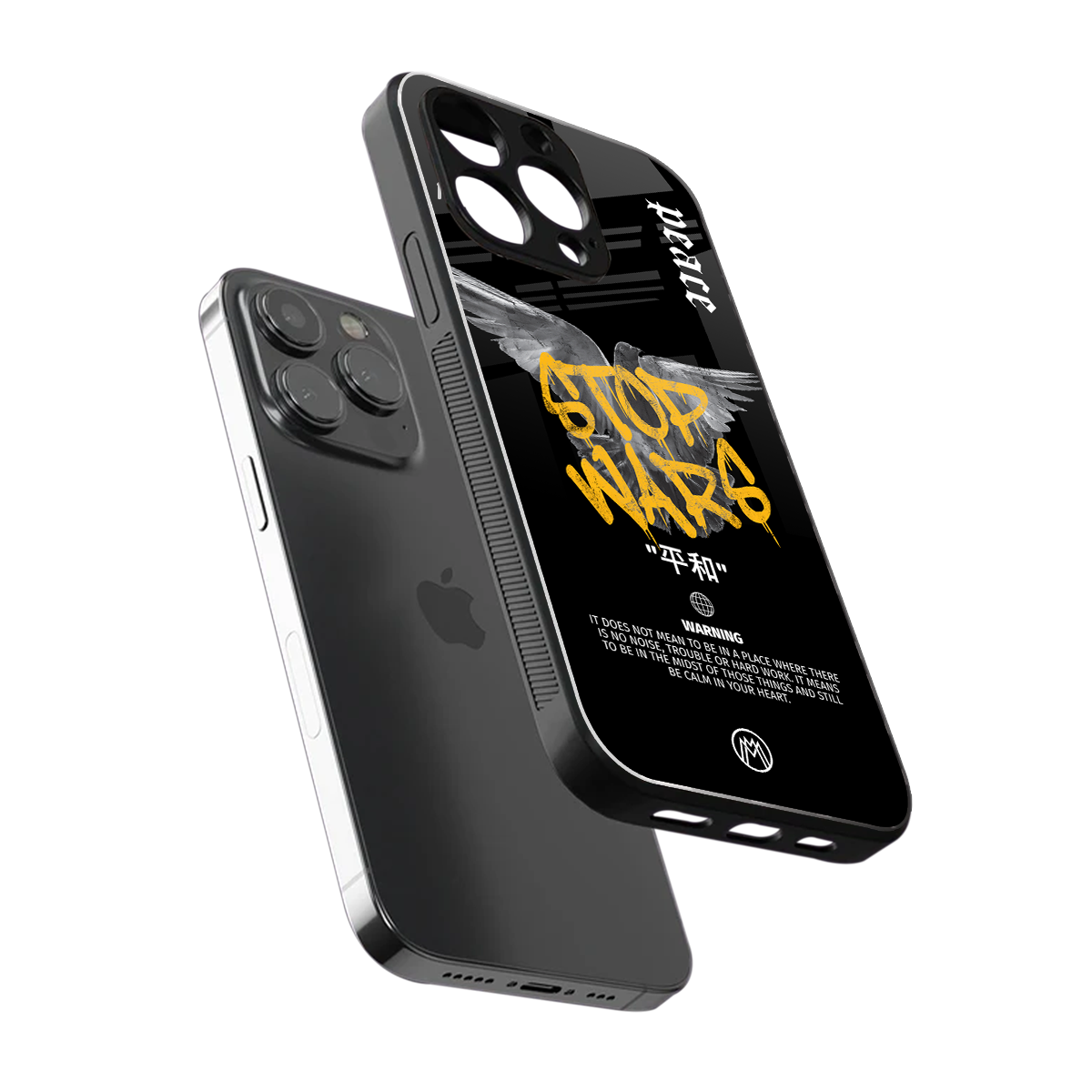 stop wars back phone cover | glass case for iphone 14 pro