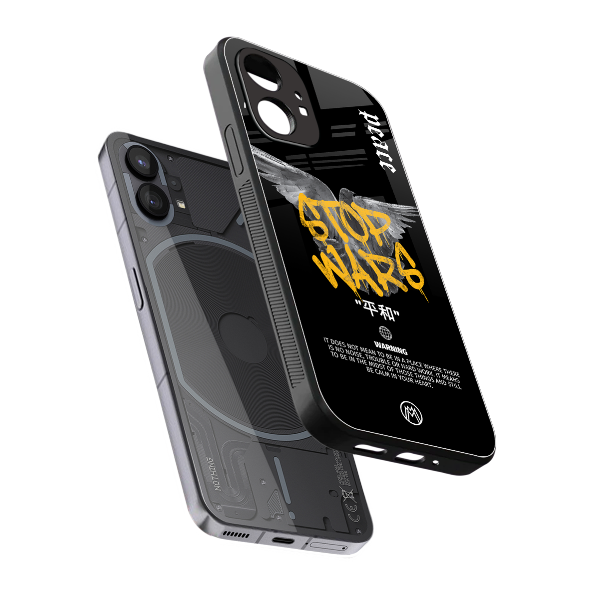 stop wars back phone cover | glass case for nothing phone 1