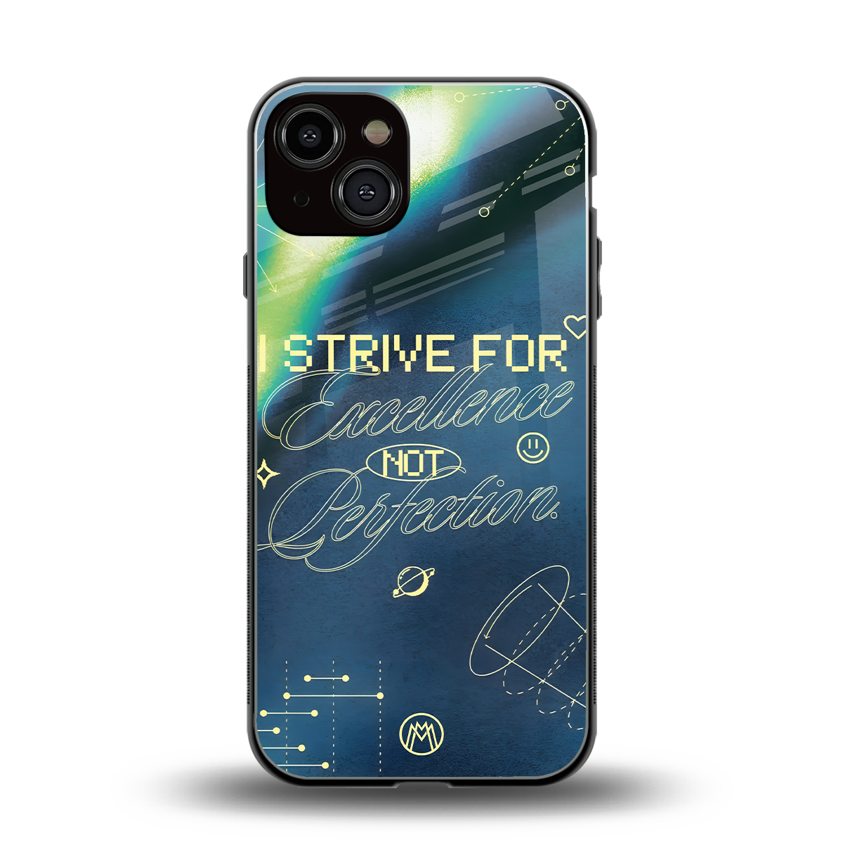 strive on back phone cover | glass case for iphone 13