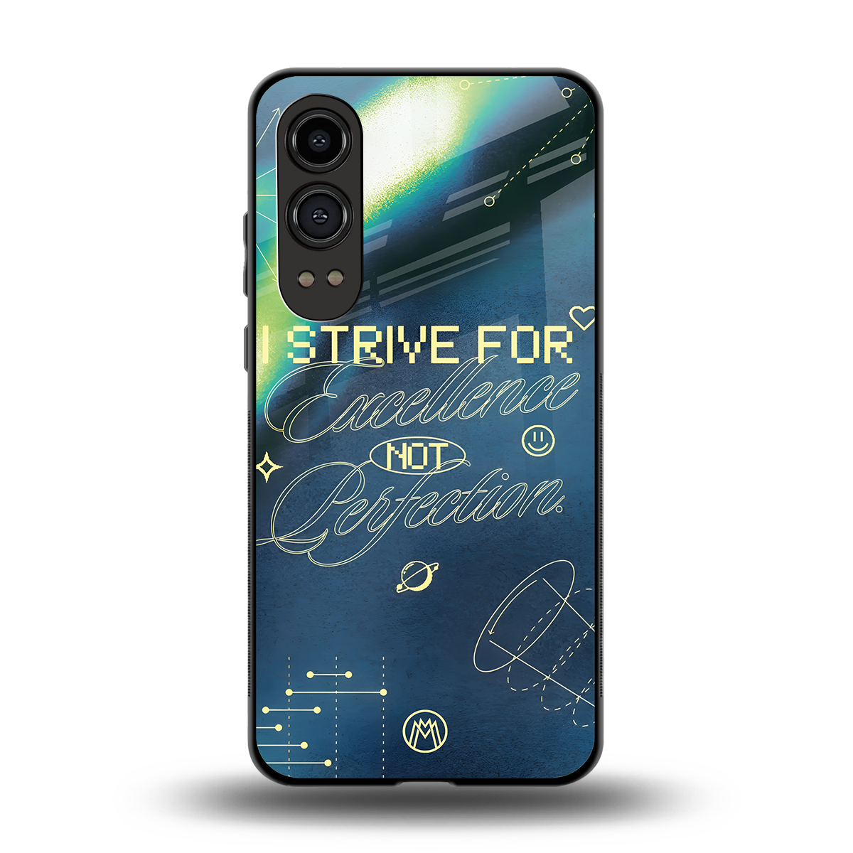 strive on back phone cover | glass case for oneplus nord ce 4 lite