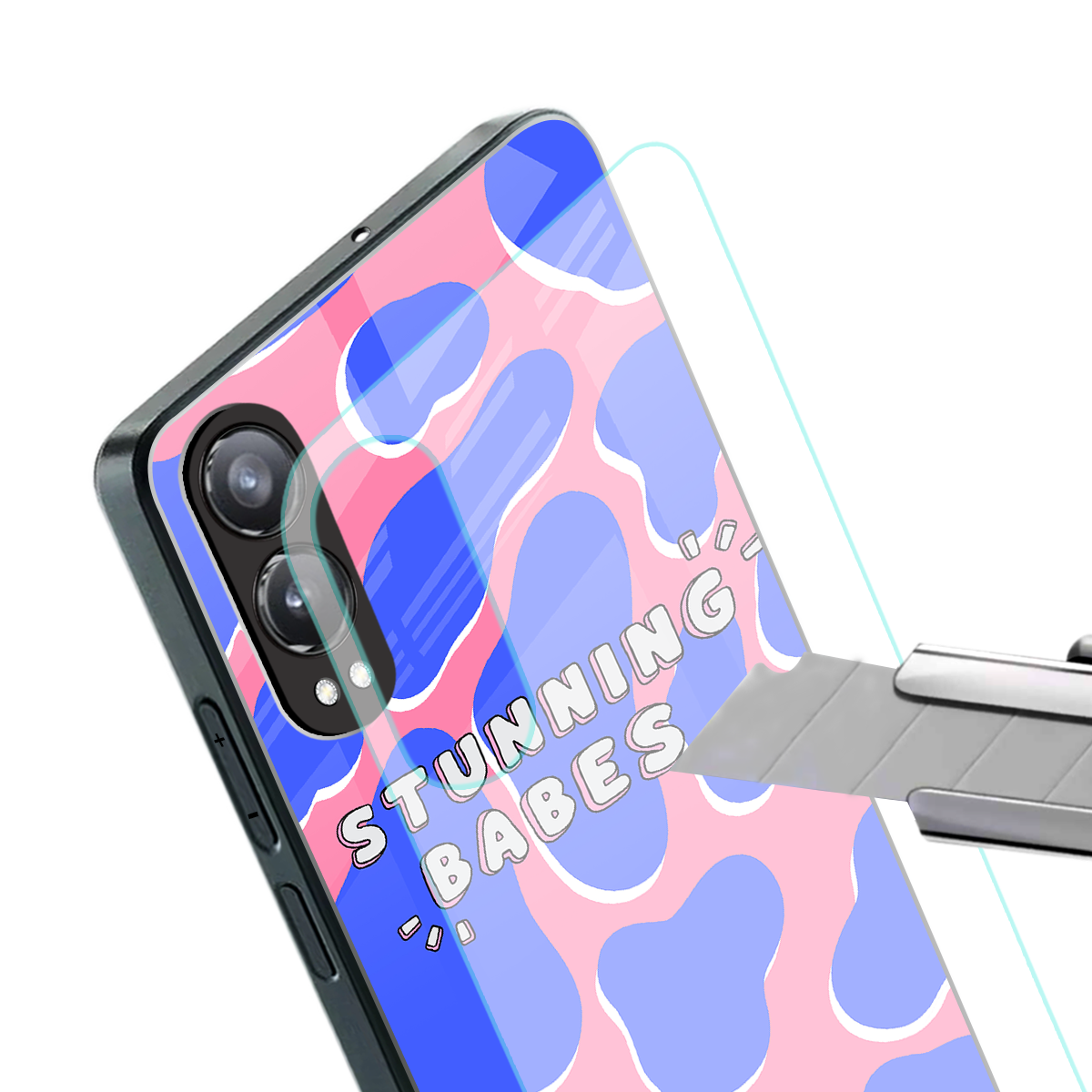 stunning babes back phone cover | glass case for oneplus nord ce 4 lite