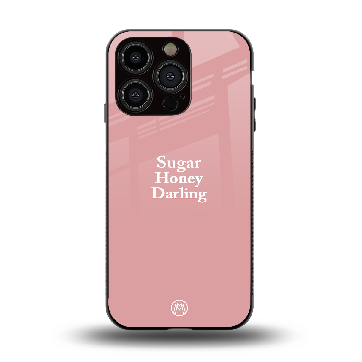 suger honey darling back phone cover | glass case for iphone 14 pro