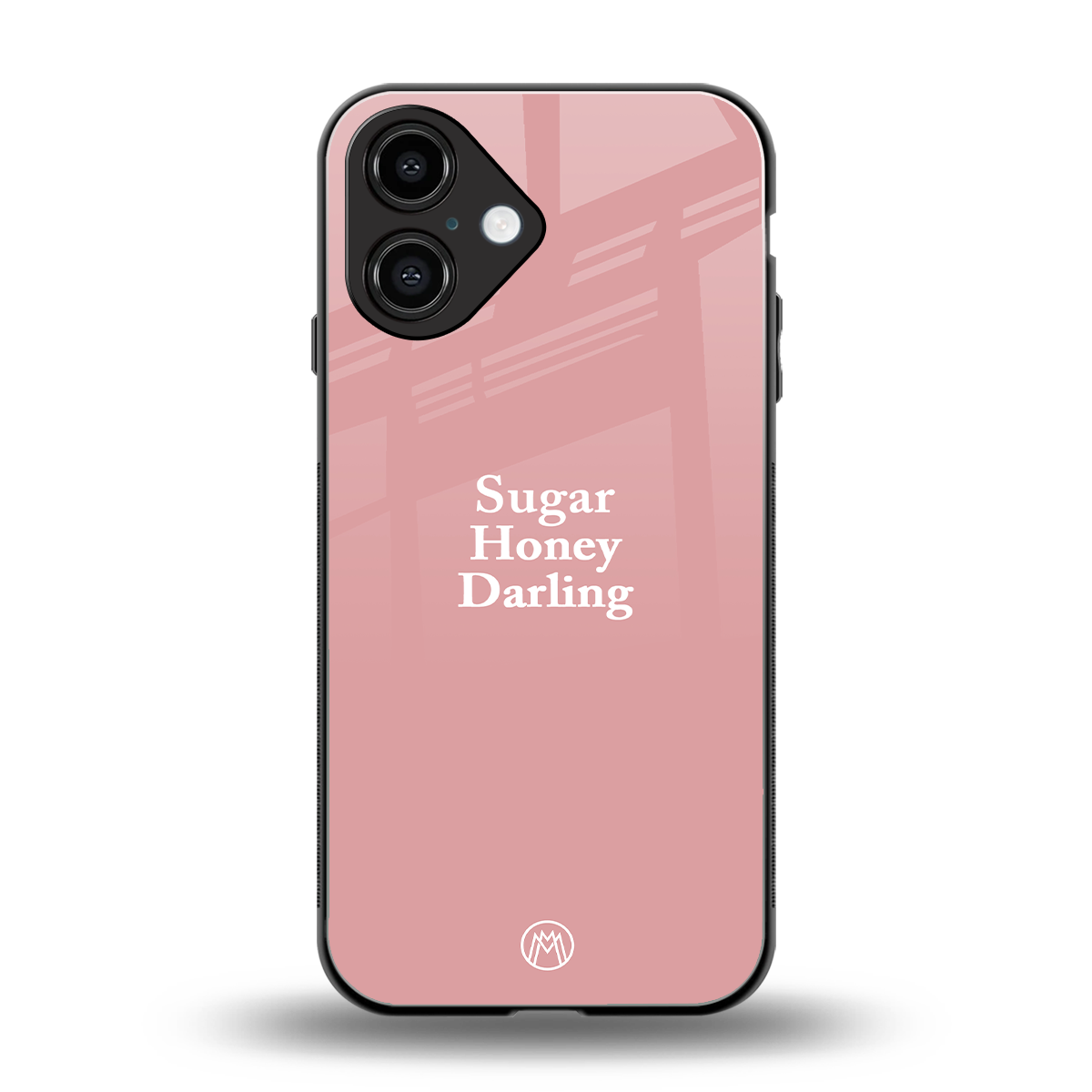 suger honey darling back phone cover | glass case for iphone 16