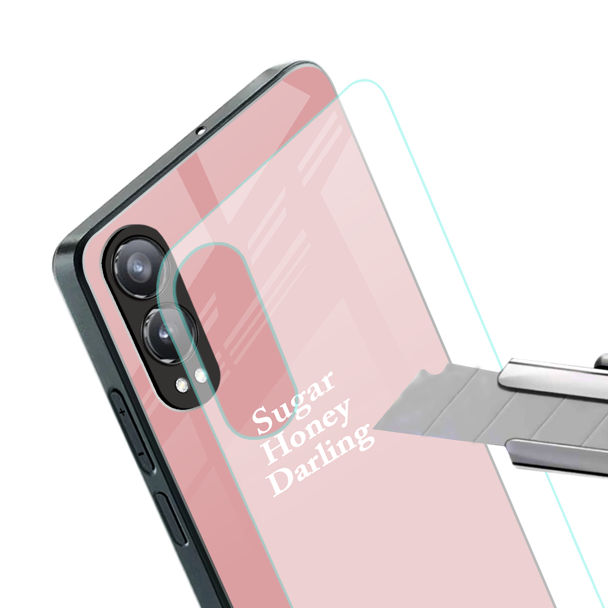 suger honey darling back phone cover | glass case for oneplus nord ce 4 lite