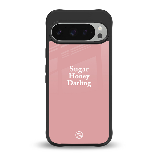 suger honey darling back phone cover | glass case for google pixel 9 pro