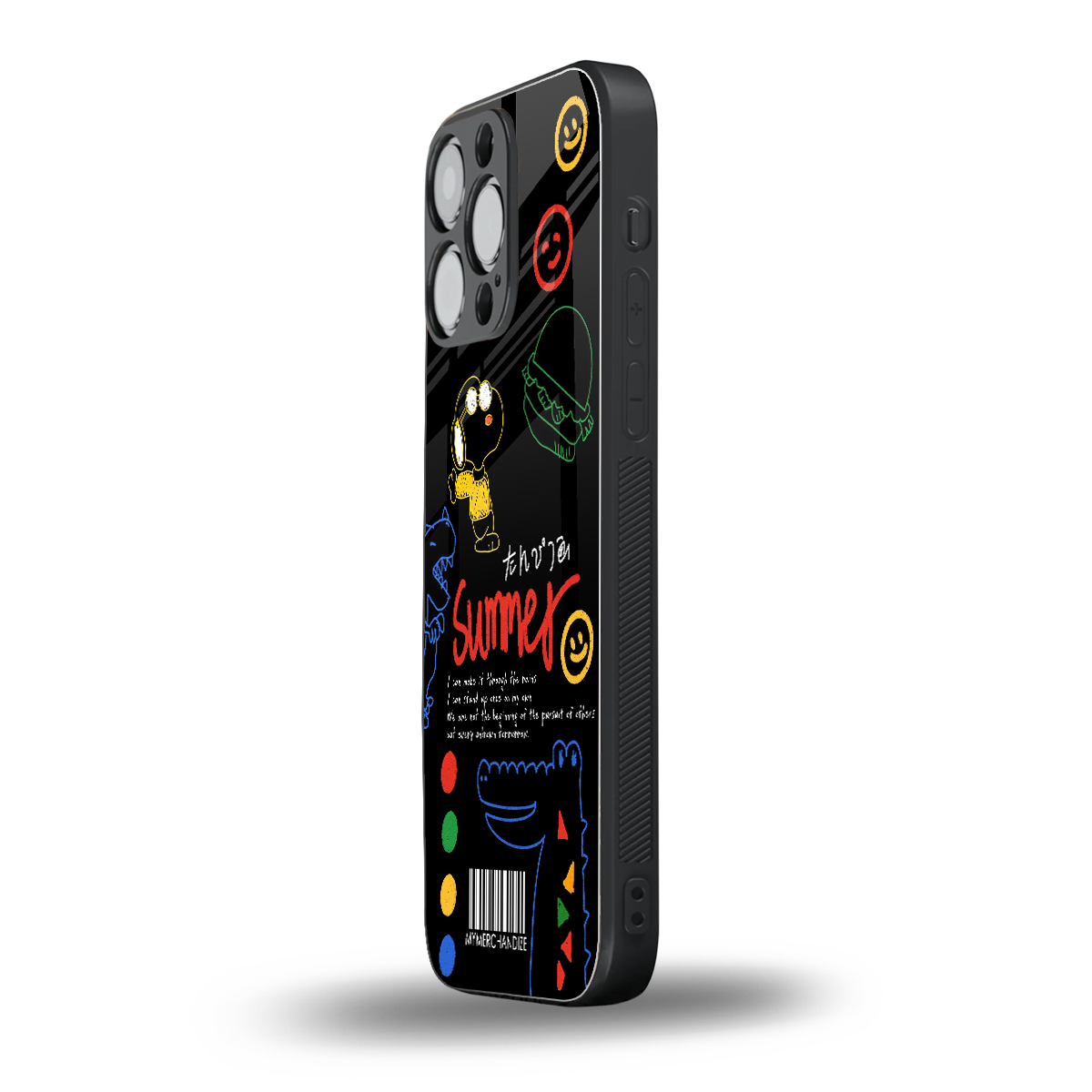 summer motivation back phone cover | glass case for iphone 13 pro max