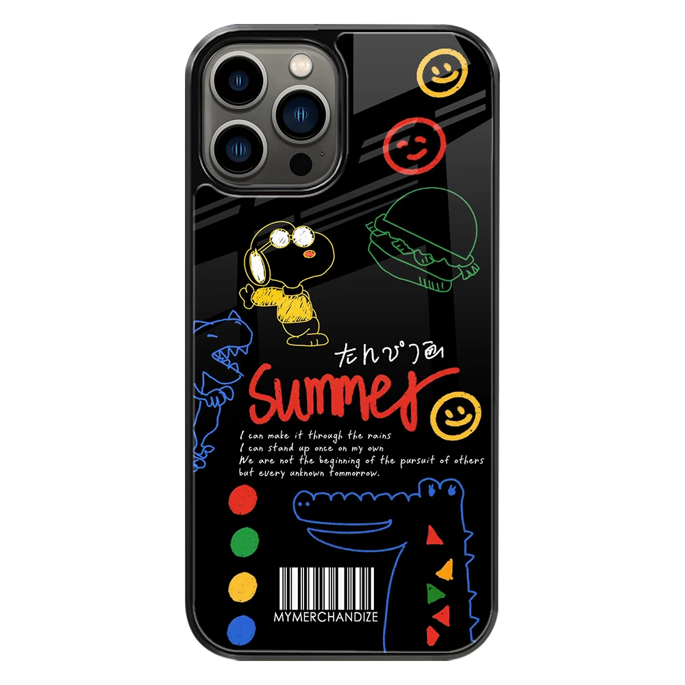 Premium Glass Back Mobile Phone Cover for iPhone, Samsung, OnePlus, Google Pixel, Redmi, Oppo, Vivo & Realme
