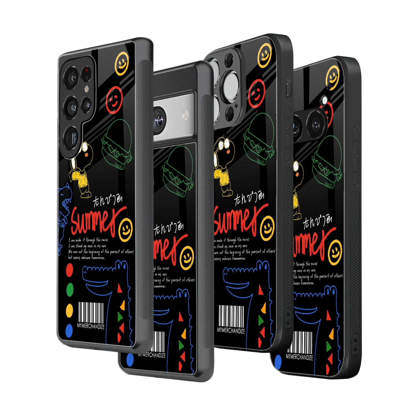 Stylish Glass Back Case for All Smartphones โ iPhone, Samsung, OnePlus, Pixel, Redmi, Oppo, Vivo, Motorola