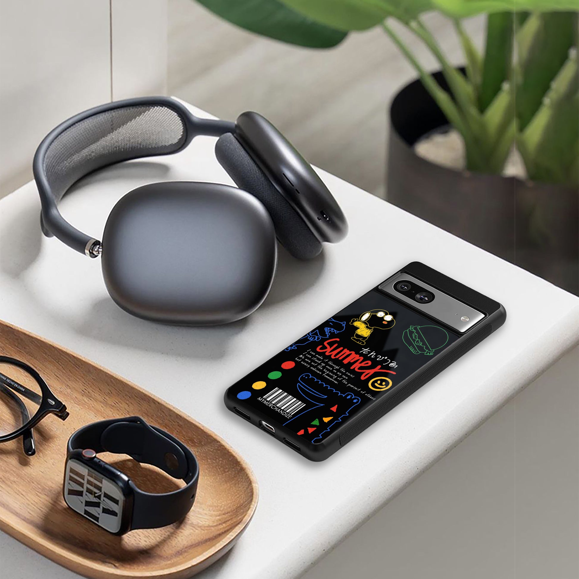 summer motivation back phone cover | glass case for google pixel 9 pro