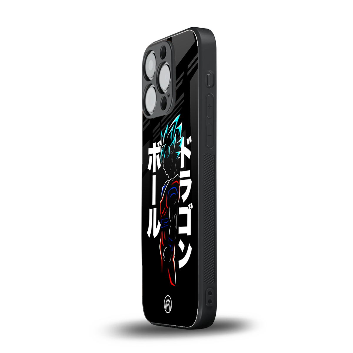 super saiyan back phone cover | glass case for iphone 14 pro