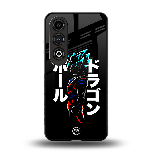 super saiyan back phone cover | glass case for oneplus nord ce 4