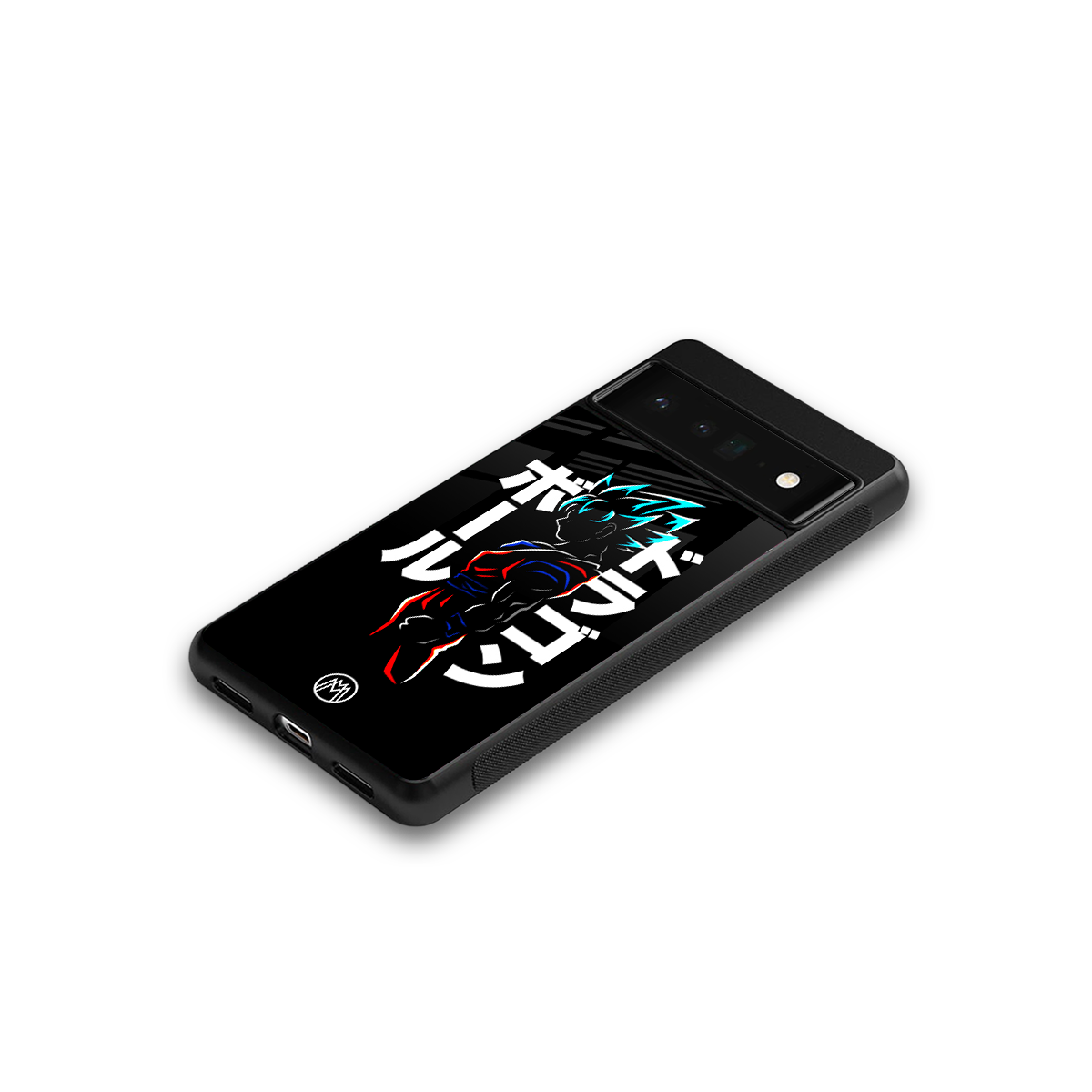 super saiyan back phone cover | glass case for google pixel 6 pro