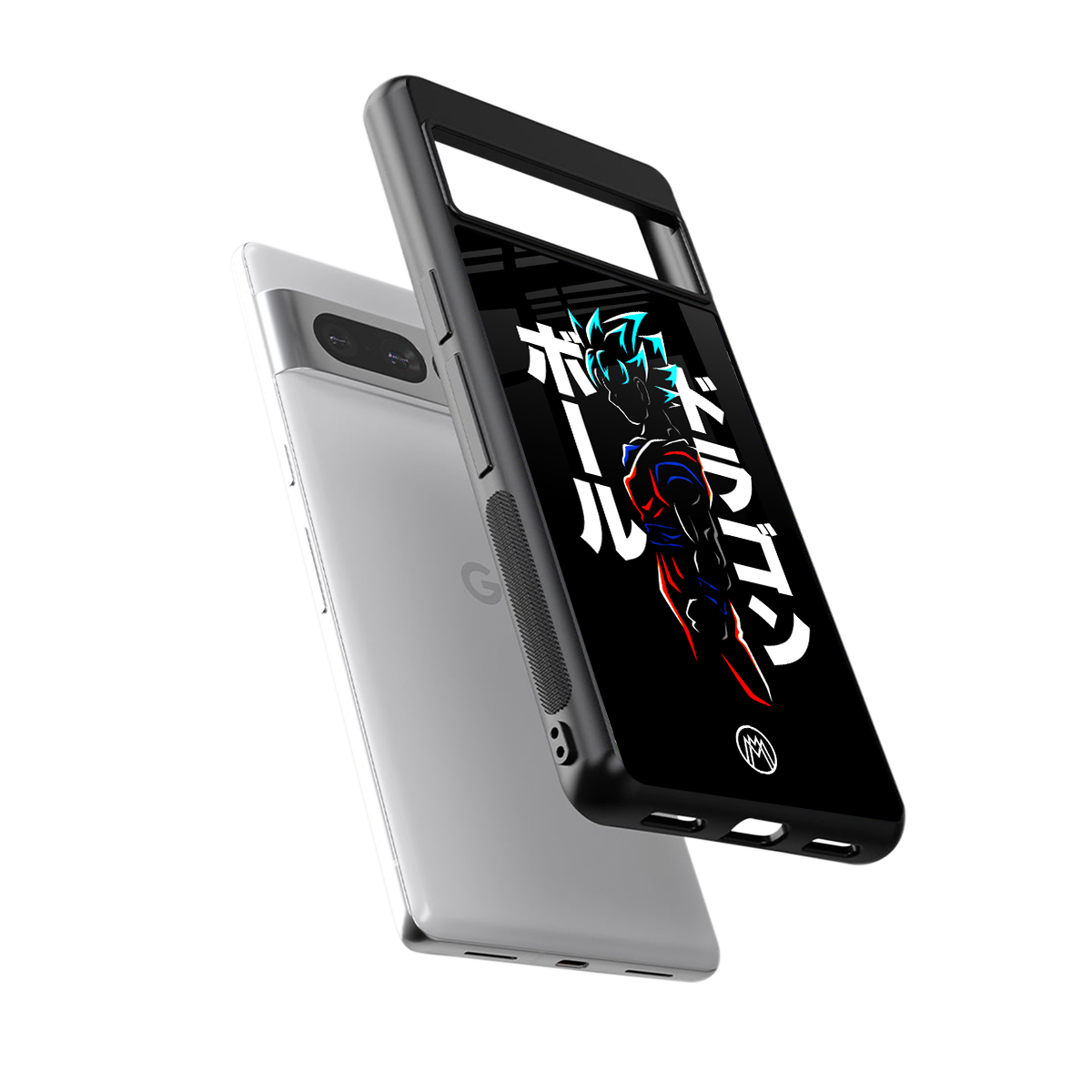 super saiyan back phone cover | glass case for google pixel 7 pro