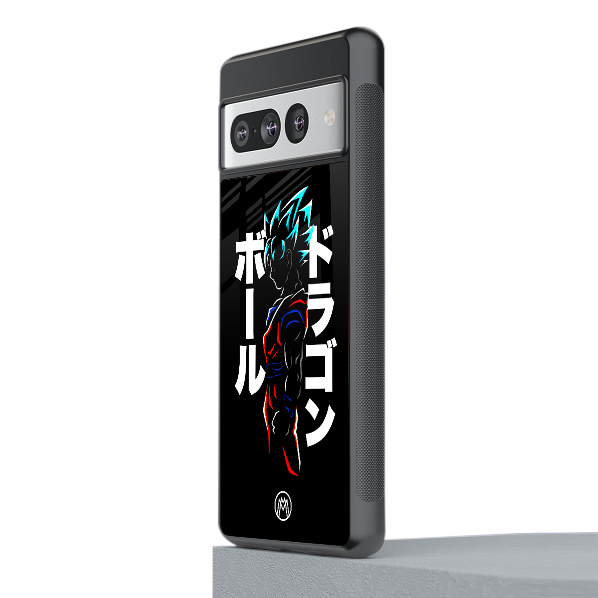 super saiyan back phone cover | glass case for google pixel 7 pro
