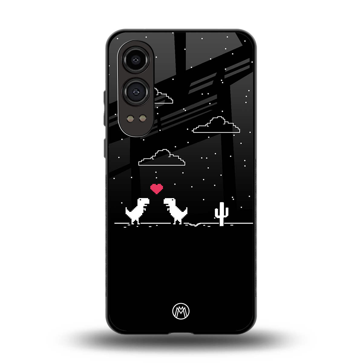 t-rex back phone cover | glass case for oneplus nord ce 4 lite