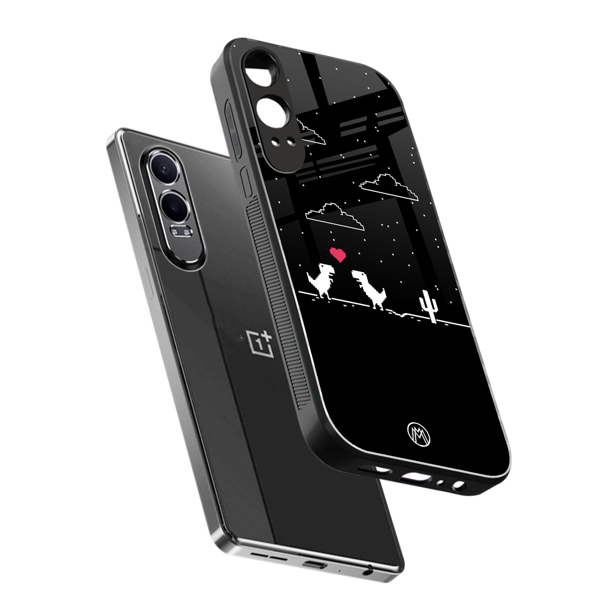t-rex back phone cover | glass case for oneplus nord ce 4 lite
