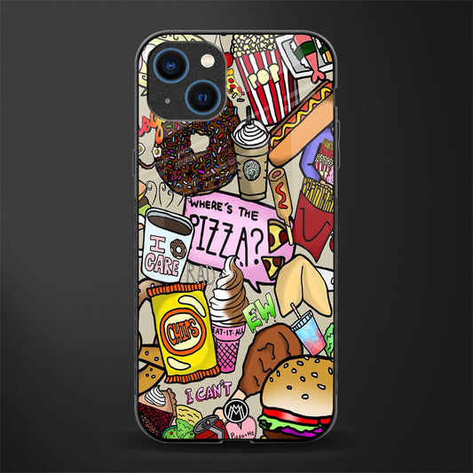 Tasty Food Collage Phone Case for iPhone 13 | Glass Case