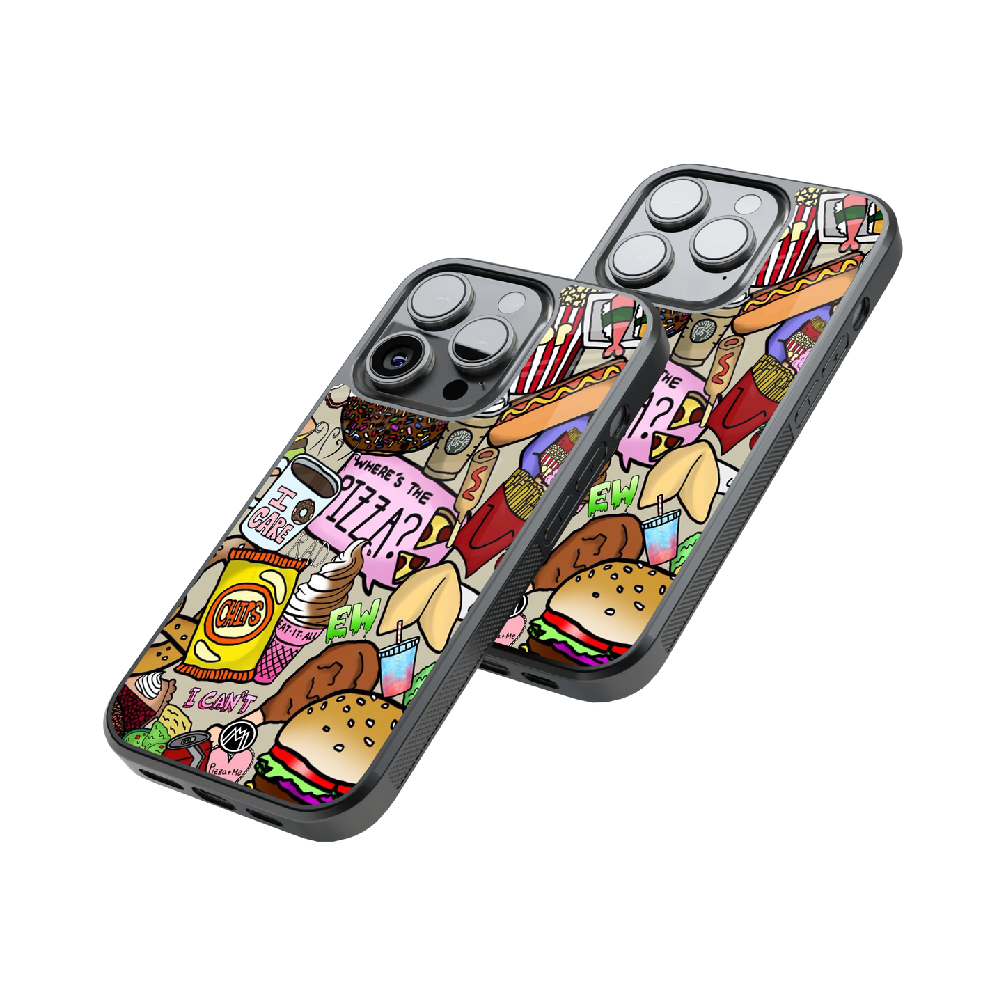 Protective Glass Back Phone Case Compatible with iPhone, Samsung, OnePlus, Pixel & More