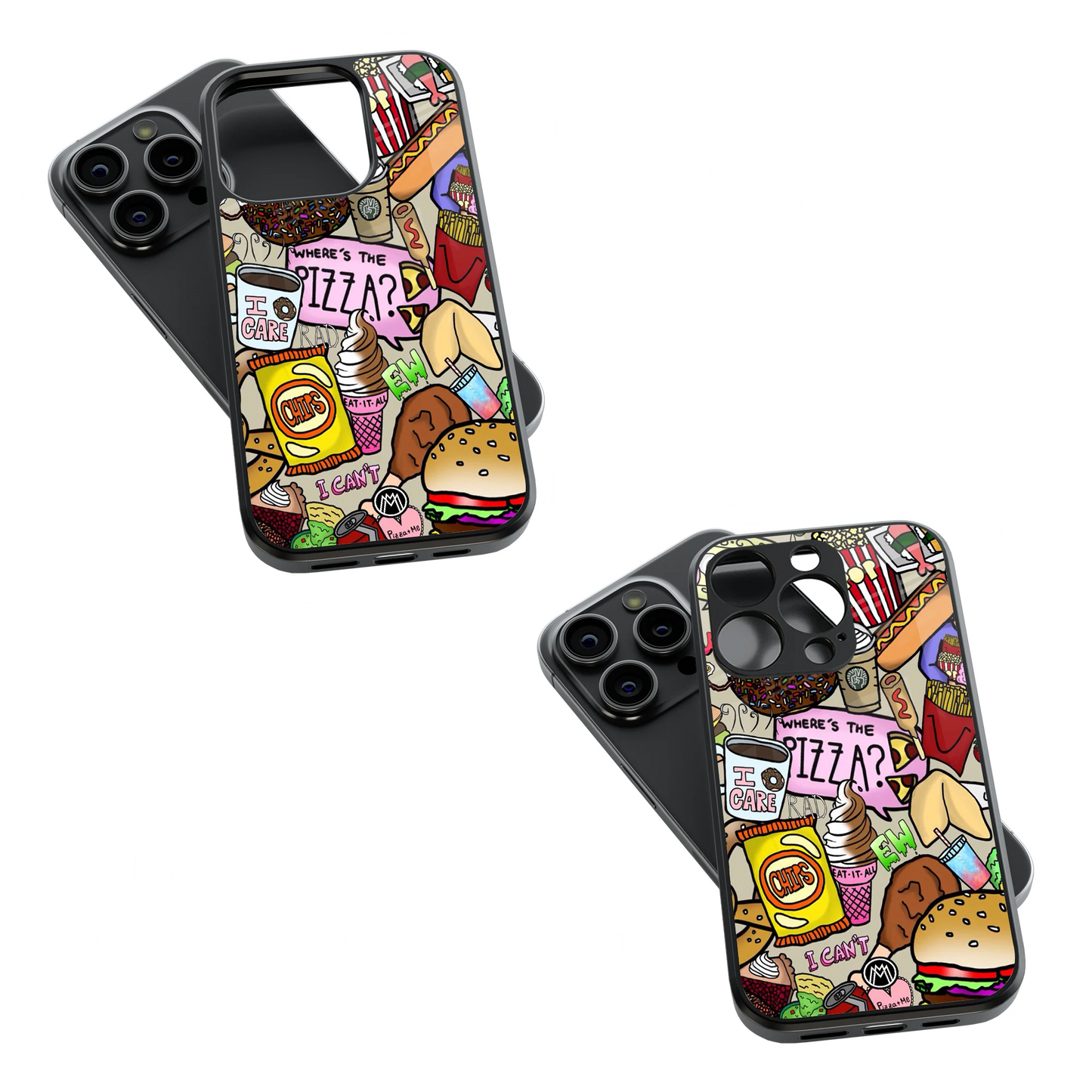 Trendy Glass Back Mobile Case for iPhone, Samsung, Redmi, OnePlus, Google Pixel, Motorola