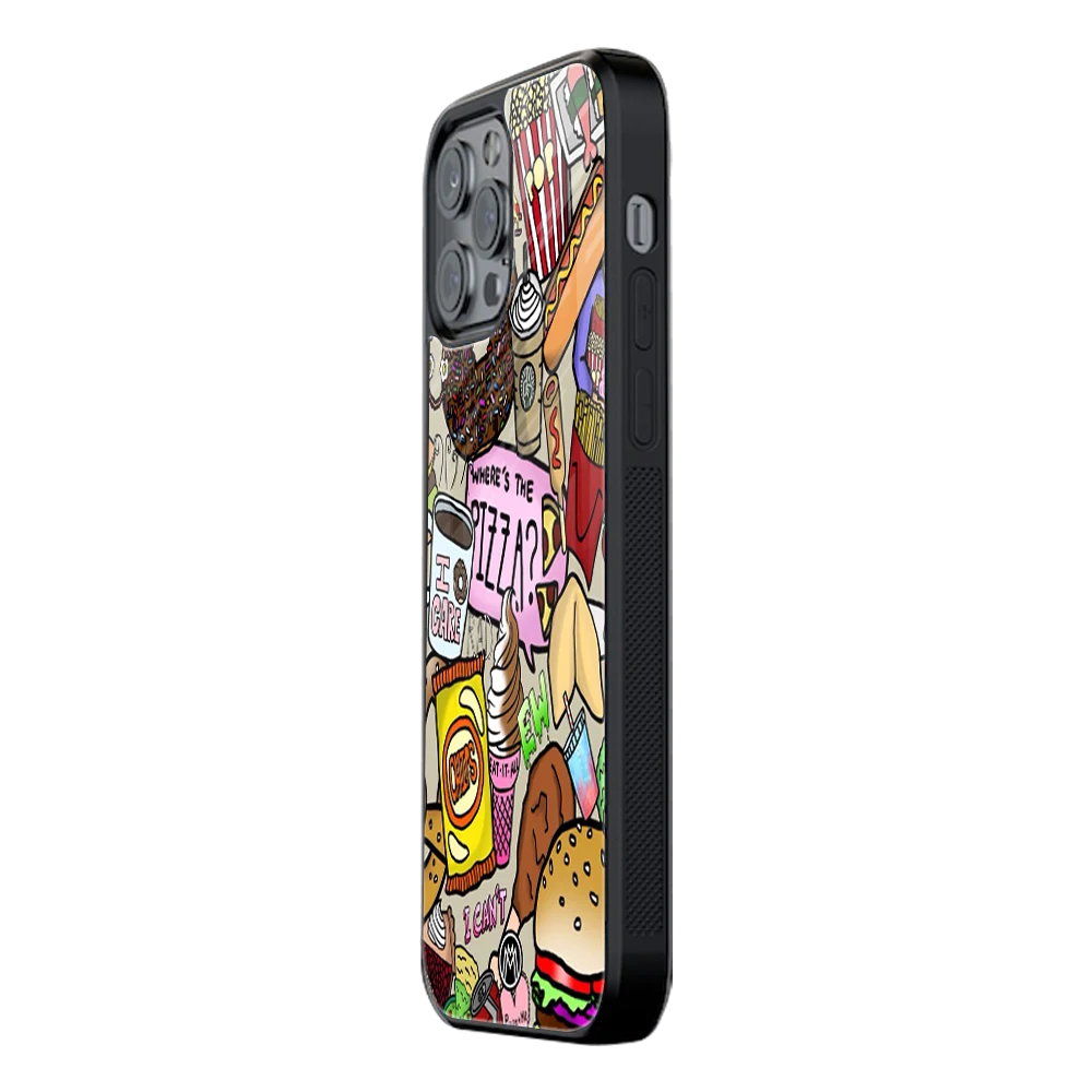 Slim Glass Back Phone Case for Multiple Brands โ iPhone, Samsung, Redmi, OnePlus, Oppo, Vivo