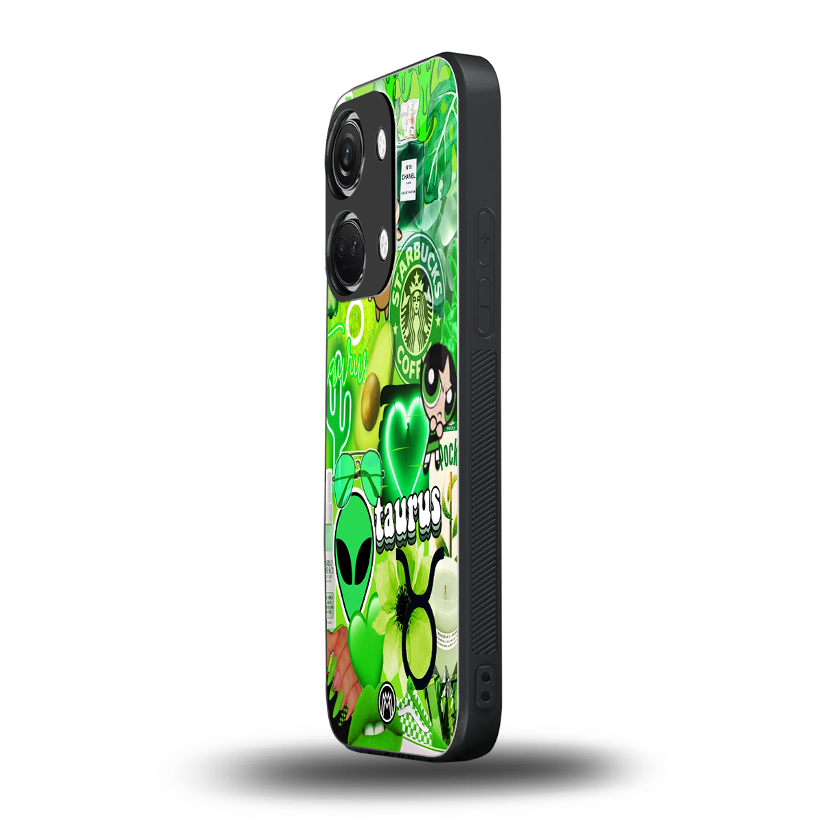 taurus aesthetic collage back phone cover | glass case for oneplus nord 3