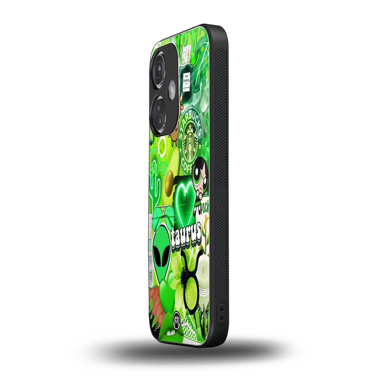 taurus aesthetic collage back phone cover | glass case for oneplus nord ce 3