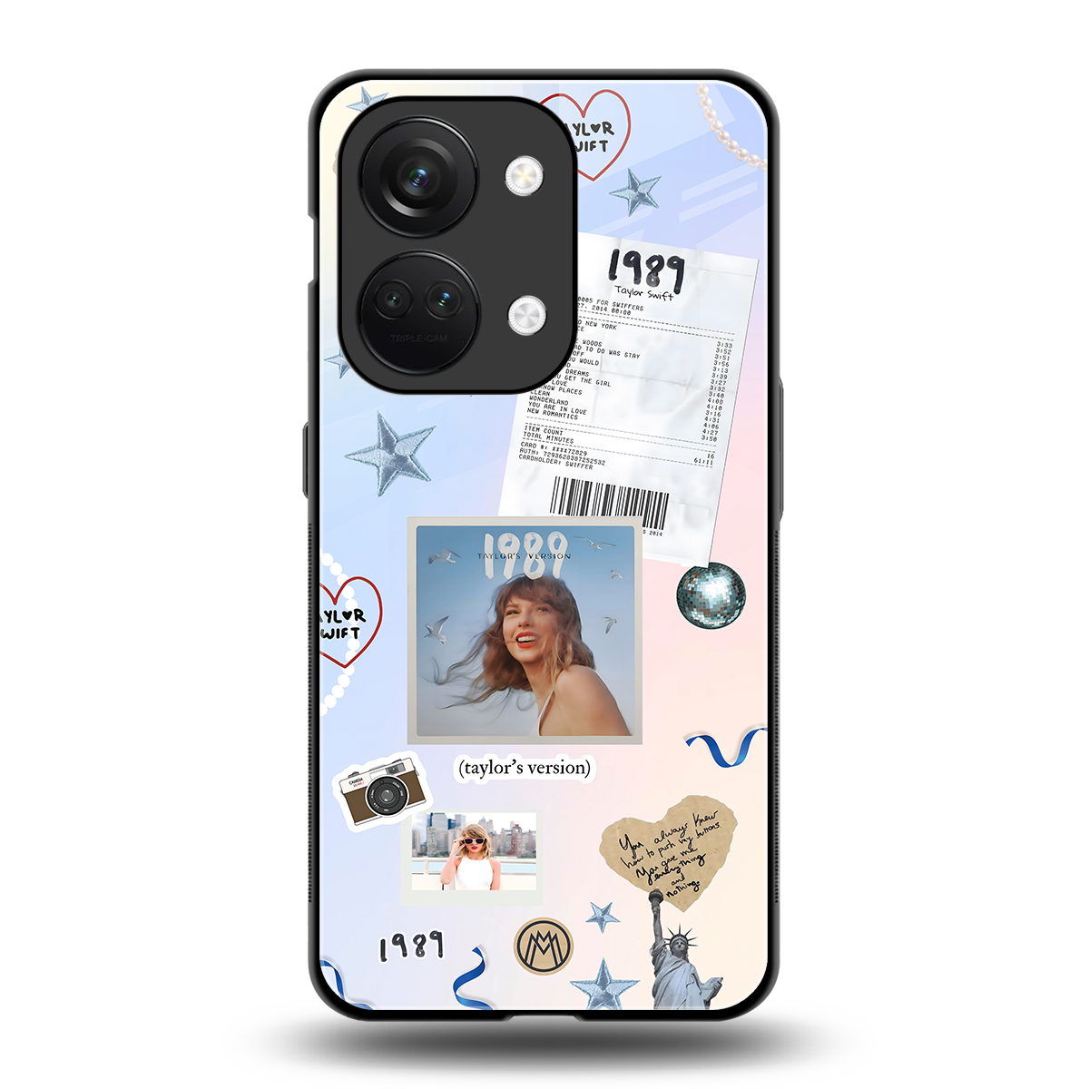 taylor mix back phone cover | glass case for oneplus nord 3