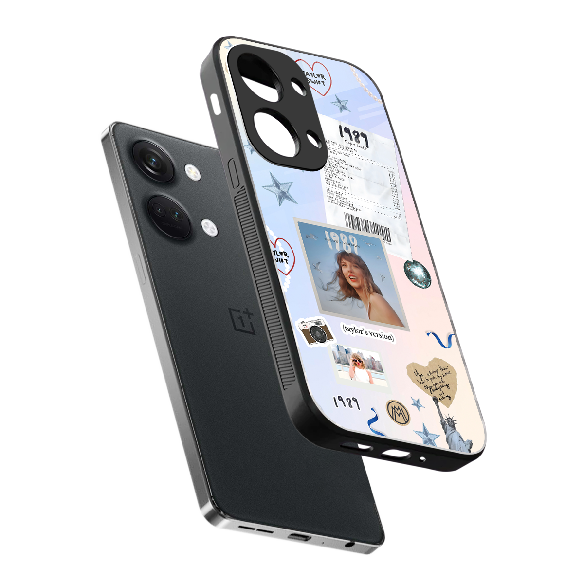 taylor mix back phone cover | glass case for oneplus nord 3