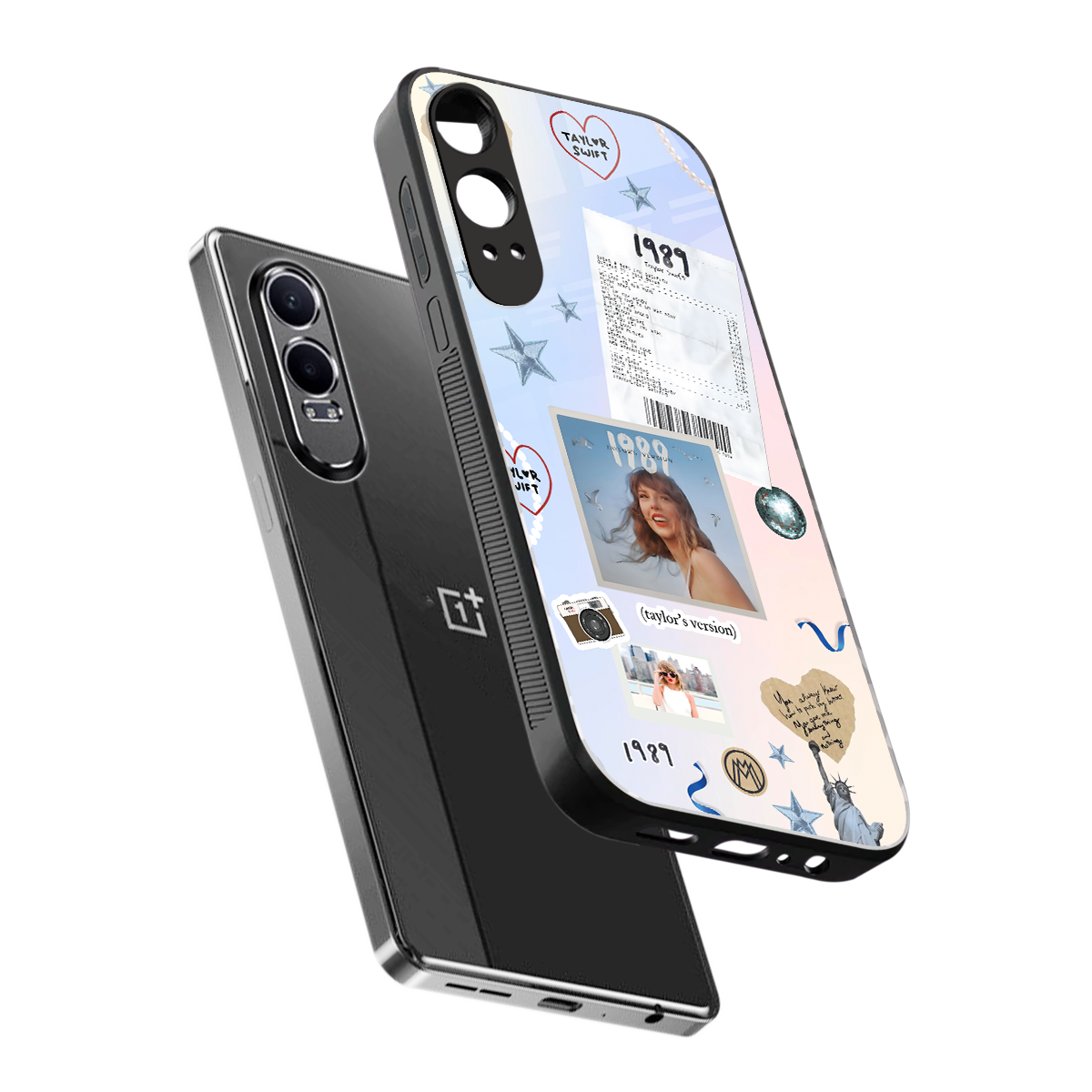 taylor mix back phone cover | glass case for oneplus nord ce 4 lite
