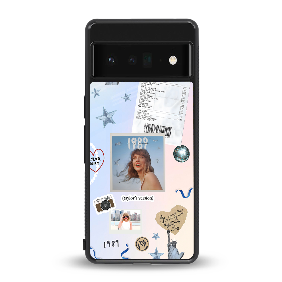 taylor mix back phone cover | glass case for google pixel 6 pro