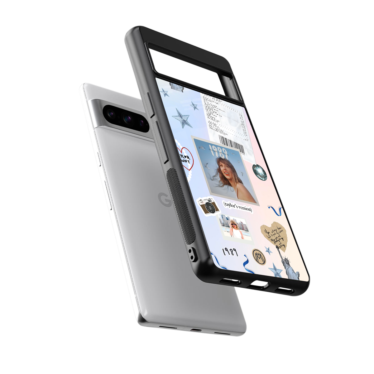 taylor mix back phone cover | glass case for google pixel 8 pro