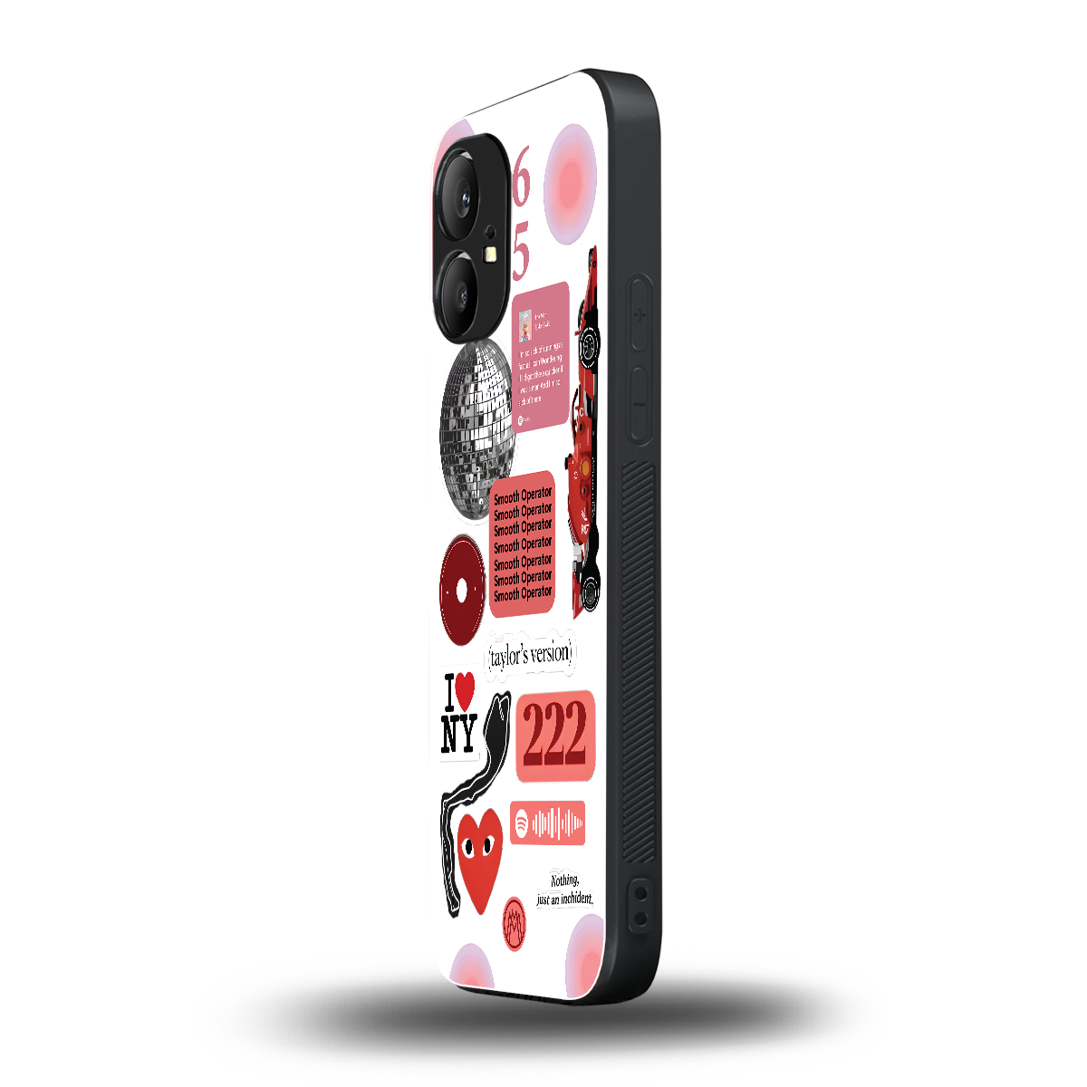 taylor swift fusion back phone cover | glass case for nothing phone 1