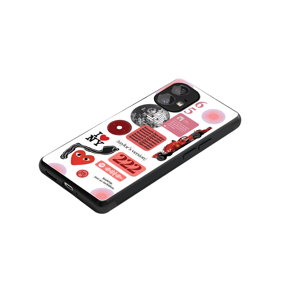 taylor swift fusion back phone cover | glass case for nothing phone 1
