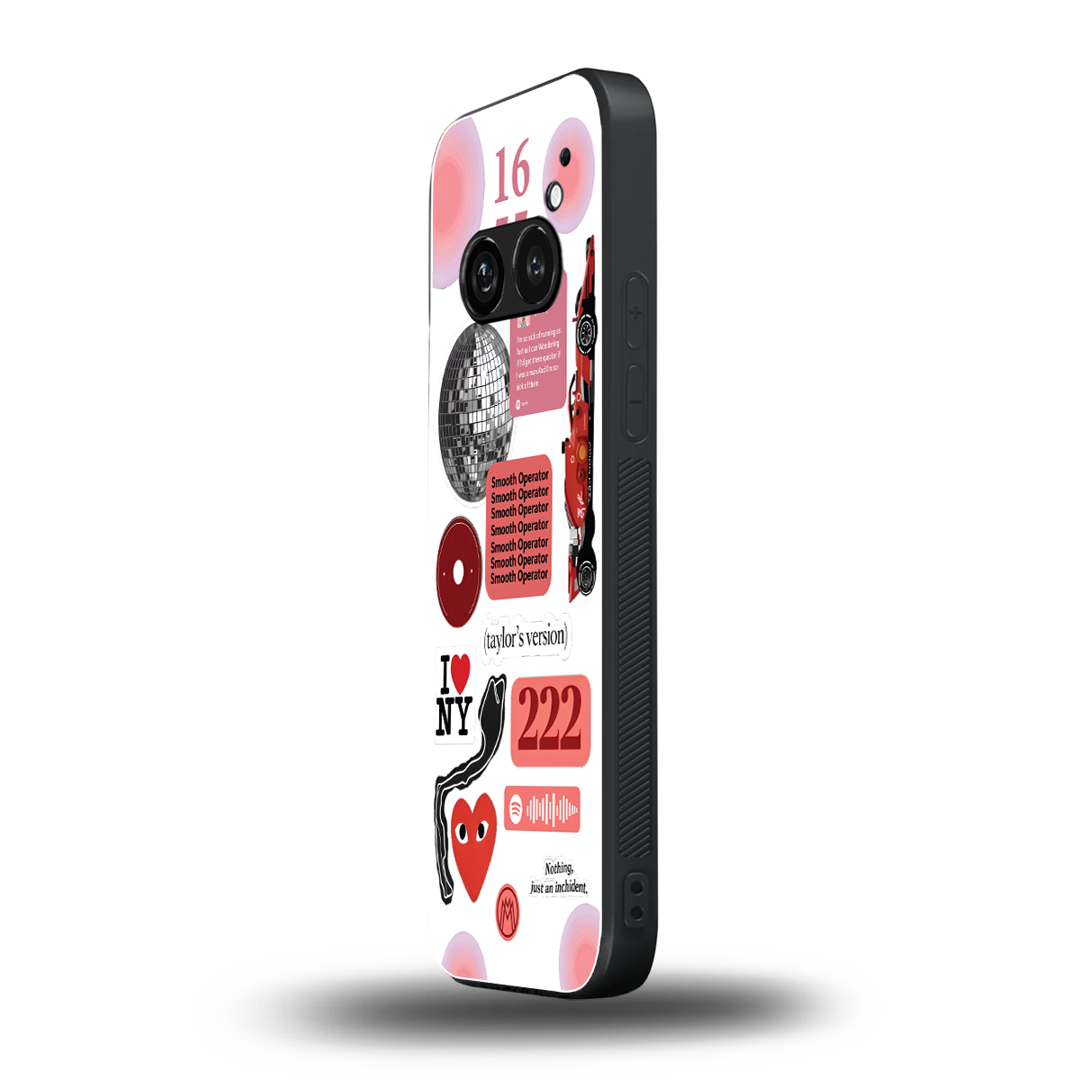 taylor swift fusion back phone cover | glass case for nothing phone 2a
