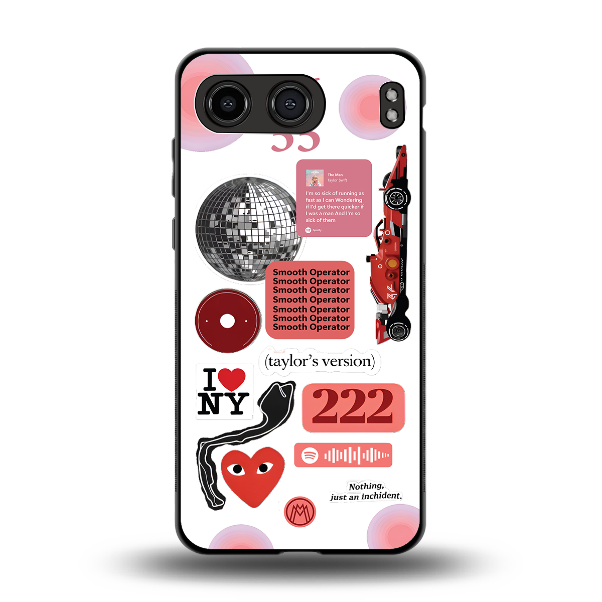 taylor swift fusion back phone cover | glass case for oneplus nord 4
