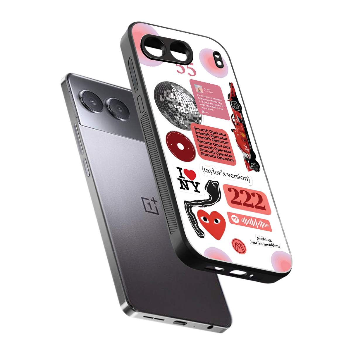 taylor swift fusion back phone cover | glass case for oneplus nord 4