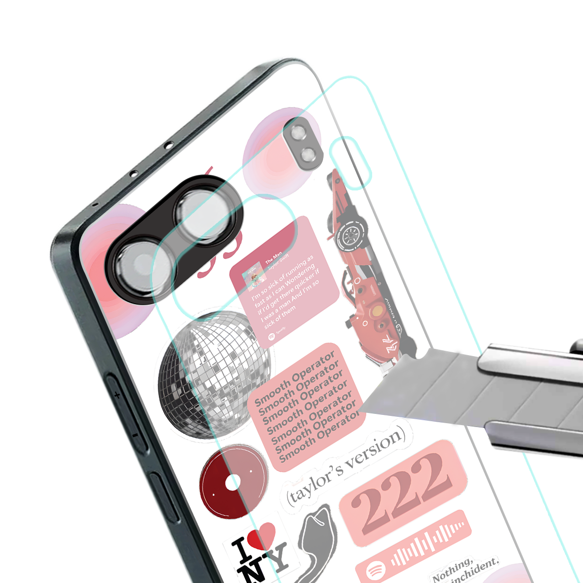taylor swift fusion back phone cover | glass case for oneplus nord 4