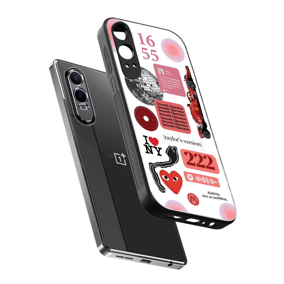 taylor swift fusion back phone cover | glass case for oneplus nord ce 4 lite
