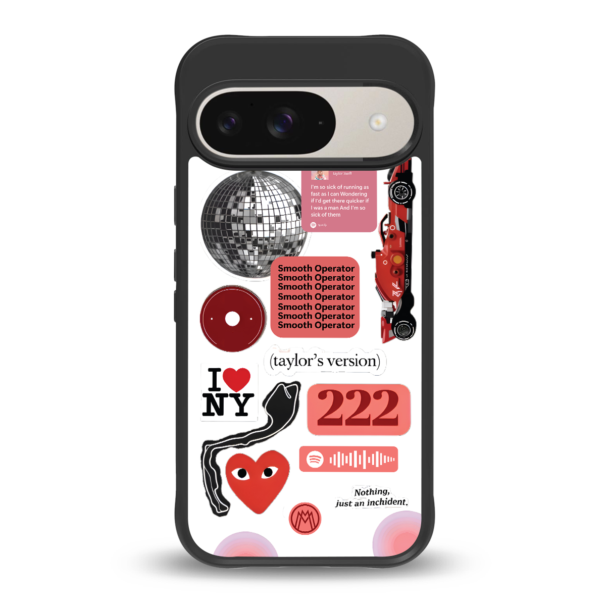 taylor swift fusion back phone cover | glass case for google pixel 9